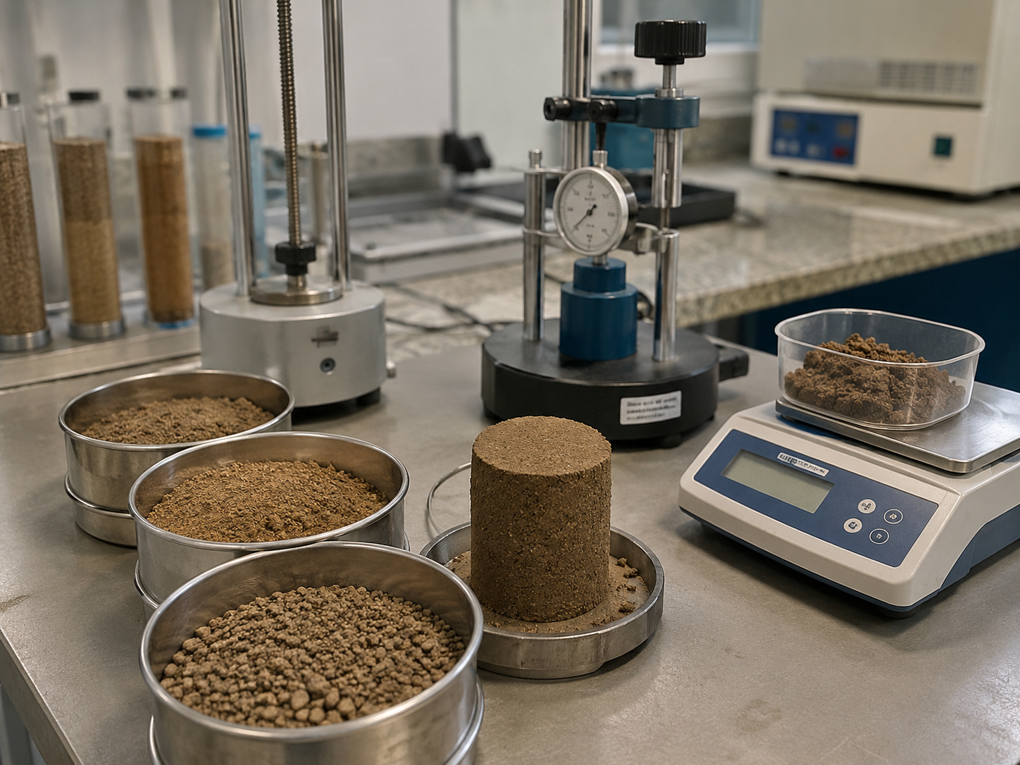 Ensaios de Laboratório Geotécnico